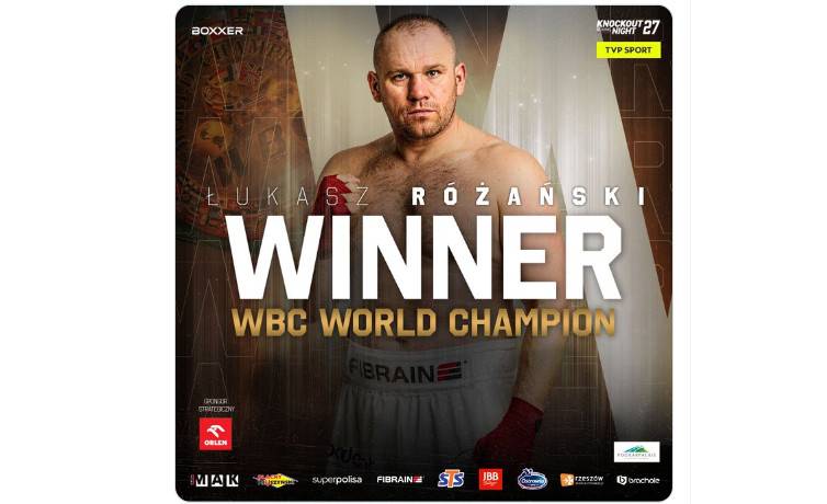 Lukasz Rozanski mistrzem swiata WBC kategorii bridger