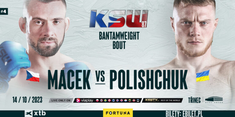 Macek vs Polishchuk. Czesko ukraińskie starcie na KSW 87 w Czechach