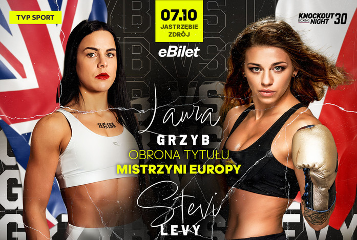 Knockout Boxing Night 30 Laura vs Levy obrona tytułu Mistrzyni Europy