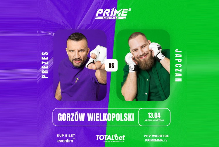Jakub Japczan Piotrowicz zawalczy z Pawłem Prezesem Jóźwiakiem na gali Prime Show MMA 8 Zadyma 2