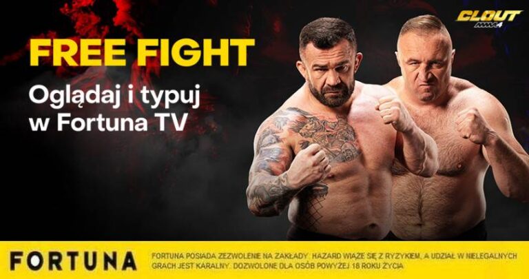 Walka Omielanczuk vs Minda na Clout MMA 4 za darmo w Fortuna TV