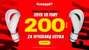 W Superbet kurs razy 100 na zwycięstwo Oleksandra Usyka z Tysonem Fury